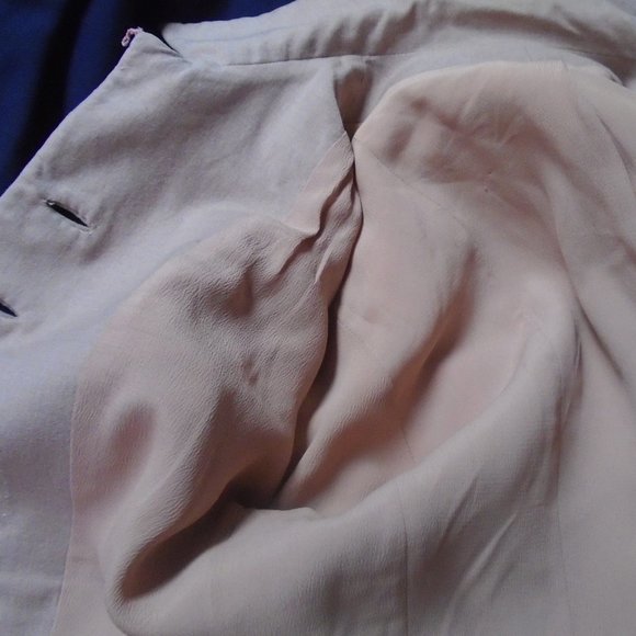 50s Pink Jacket with Rhinestones & Beading -- DAMAGED 1950s VINTAGE - Picture 6 of 12